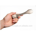 3 in 1 Titanium Spork, Titanium Löffel für Titanium Camping